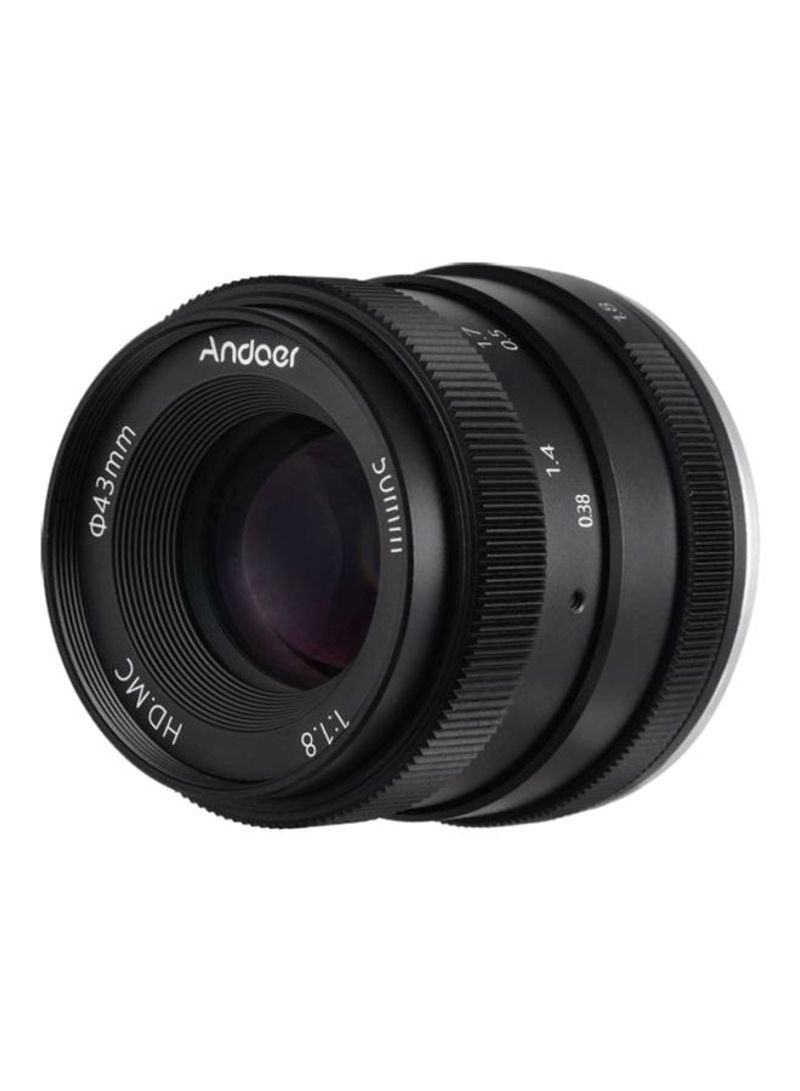 Multilayer Film Digital Camera Lens 5.8x4.8cm Black