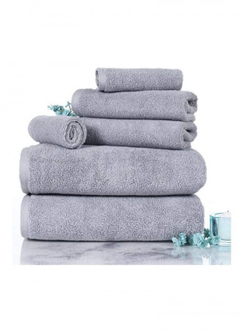 6-Piece Towel Set Grey