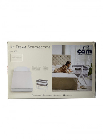 Bedding Kit For Cullami - Grey/White