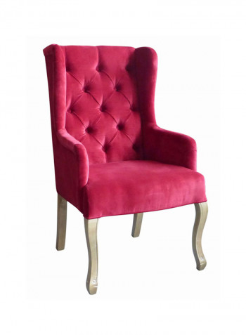 Den Armchair Velvet Red/Gold