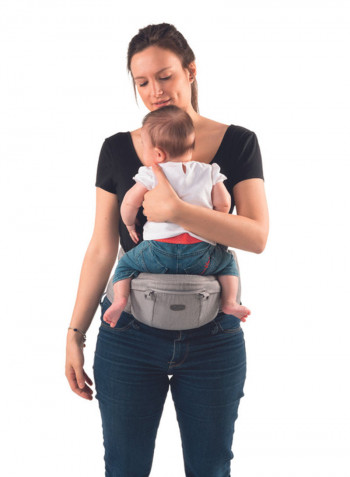 Hip Seat Baby Carrier, Denim