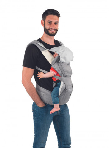 Hip Seat Baby Carrier, Denim