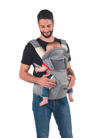 Hip Seat Baby Carrier, Denim