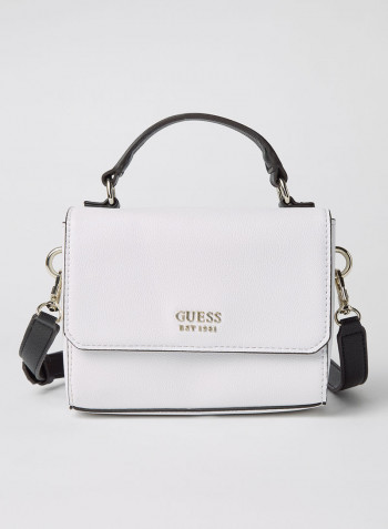Little Paris Mini Crossbody Bag White Multi