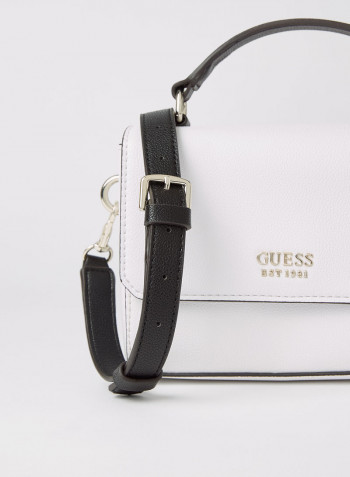 Little Paris Mini Crossbody Bag White Multi