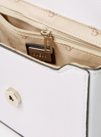 Little Paris Mini Crossbody Bag White Multi