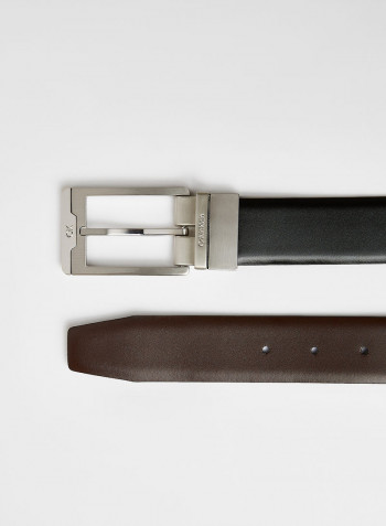 Reversible Leather Belt Black/Brown