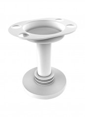 Vanity Top Tumbler And Toothbrush Holder Matte White 6inch