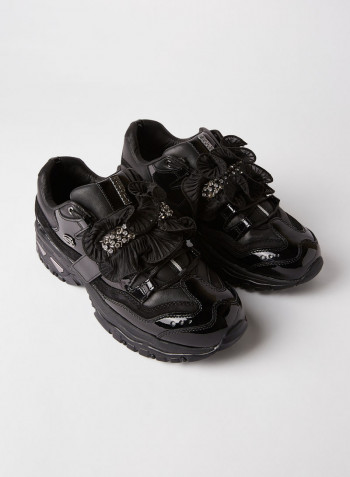 Energy Leather Sneakers Black