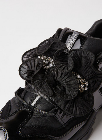 Energy Leather Sneakers Black