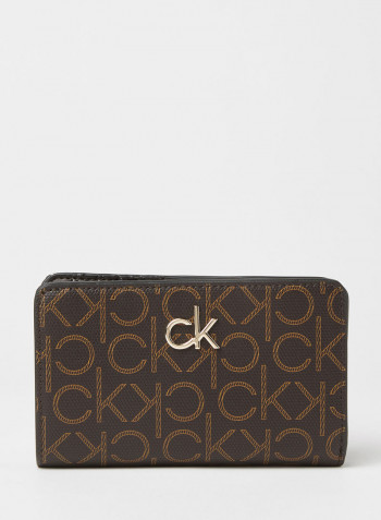 Monogram Wallet بني