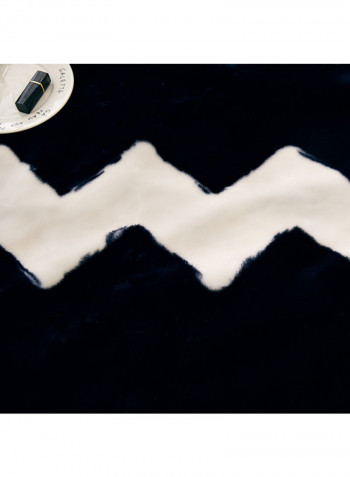 Double Layer Ultra Soft Blanket Cotton White 200x230centimeter