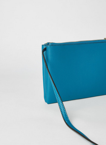 Naya Double Zip Crossbody Bag Pacific