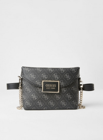 Tyren Convertible Crossbody Waistbag Coal