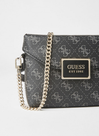 Tyren Convertible Crossbody Waistbag Coal