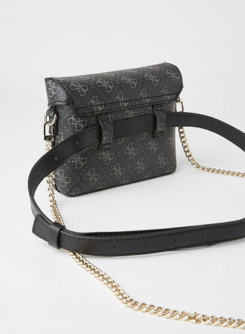 Tyren Convertible Crossbody Waistbag Coal