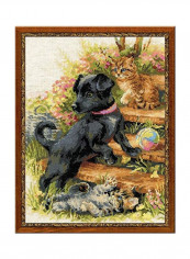 Counted Cross Stitch Kit Black/Brown/Green reviews Counted Cross Stitch Kit Black/Brown/Green