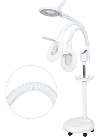 LED Shadowless Floor Lamp White 50x50x55centimeter