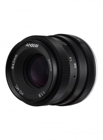 Multilayer Film Digital Camera Lens Black