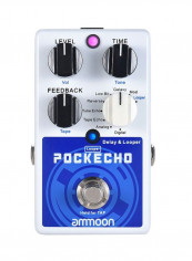 Pockecho Delay And Looper Guitar Effect Pedal
