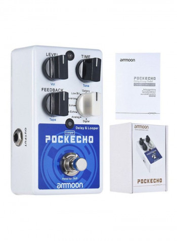Pockecho Delay And Looper Guitar Effect Pedal