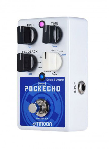 Pockecho Delay And Looper Guitar Effect Pedal