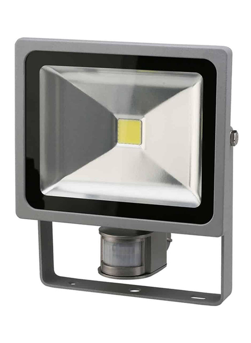 LED Floodlight With Sensor Silver 30watts