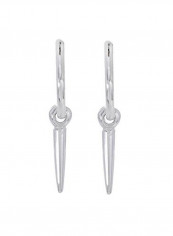 925 Sterling Silver Triangle Drop Hoop Earrings reviews 925 Sterling Silver Triangle Drop Hoop Earrings
