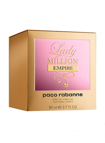 Lady Million Empire Eau De Parfume 80ml