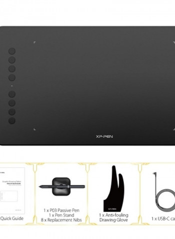 Digital Drawing Tablet Black