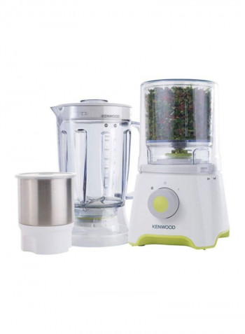 Multichop 4-In-1 Food Processor 1000W 1 l 1000 W YTRE987736 White/Clear/Green