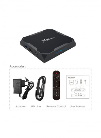 Smart TV Box X96 MAX Black