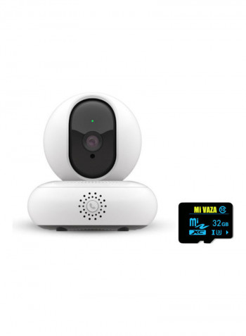 360° Mini Surveillance Camera White/Black