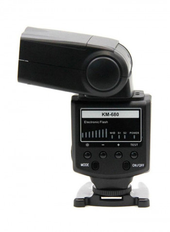 External Flash For SLR Camera Black