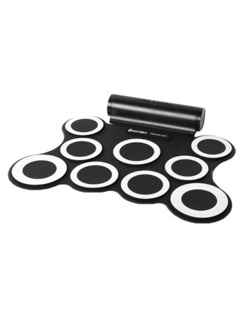Roll-Up Electronic Drum Set ZP197500 Black/White