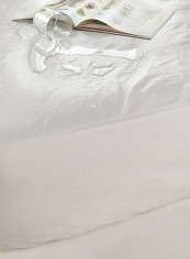 Fully-Fitted Waterproof Mattress Protector Polyester Blend White 200x200centimeter