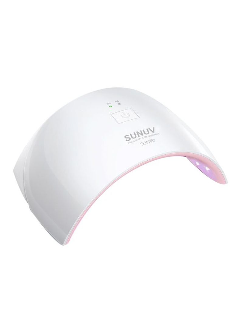 SUN9C UV Light LED Nail Dryer Pink/White