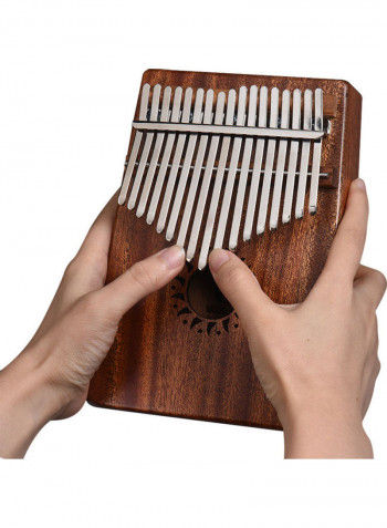 17-Key Portable Kalimba Mbira Thumb Piano