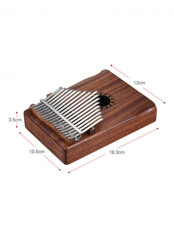 17-Key Portable Kalimba Mbira Thumb Piano