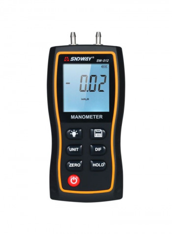 High Precision Differential Manometer Black/Yellow