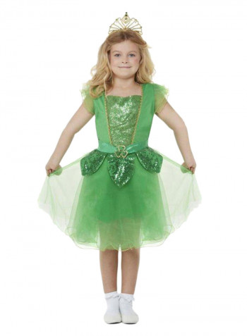 Deluxe St Patrick's Day Glitter Fairy Costume S
