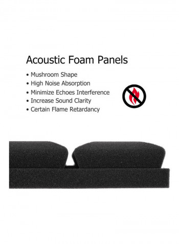 Pack Of 6 Acoustic Foam Panels
