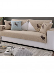 Simple Modern Style Sofa Slipcover Beige/Brown reviews Simple Modern Style Sofa Slipcover Beige/Brown