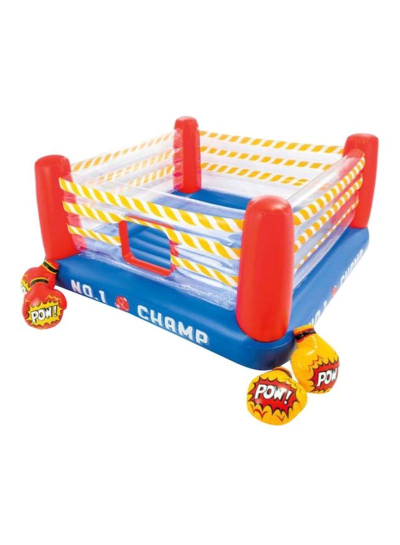 Jump-O-Lene Inflatable Boxing Ring Bouncer 226x226x110cm