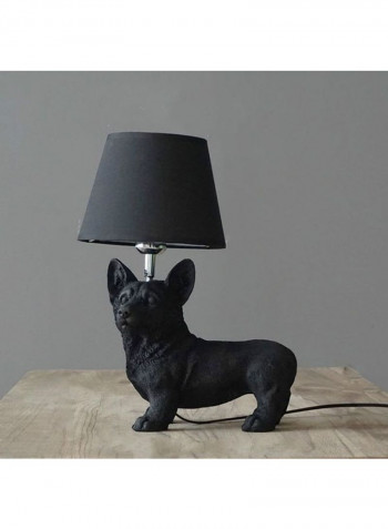 Retro Bedroom Bedside Lamp Black 30 x 30 x 45centimeter