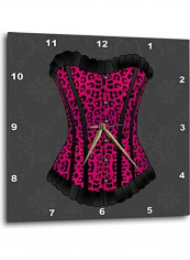 DPP 58699 2 Animal Print Corset Wall Clock Multicolour 13x13inch