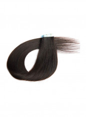 Long Straight Human Hair Extension #2 Dark Brown 20inch