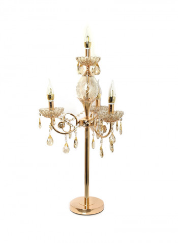 Four Lights Table Lamp Copper 43 x 82centimeter