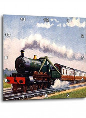 Steam Train Themed Wall Clock Multicolour reviews Steam Train Themed Wall Clock Multicolour