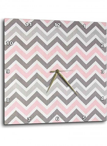 Decorative Printed Wall Clock Multicolour 13x13inch